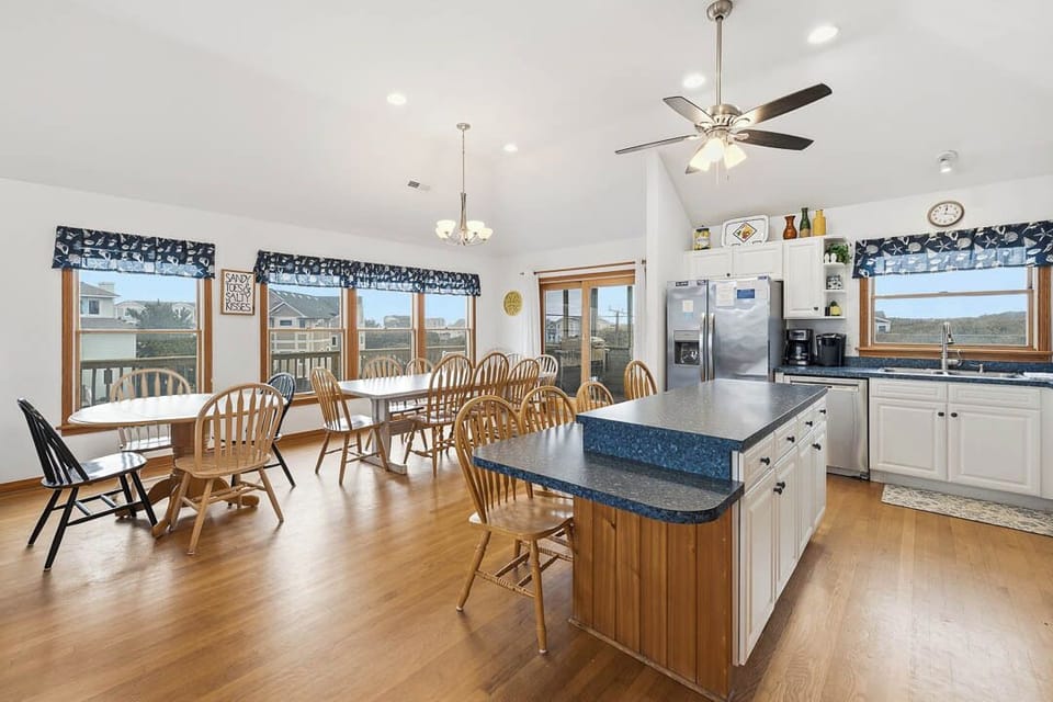Top-Level Living Room with Deck Access