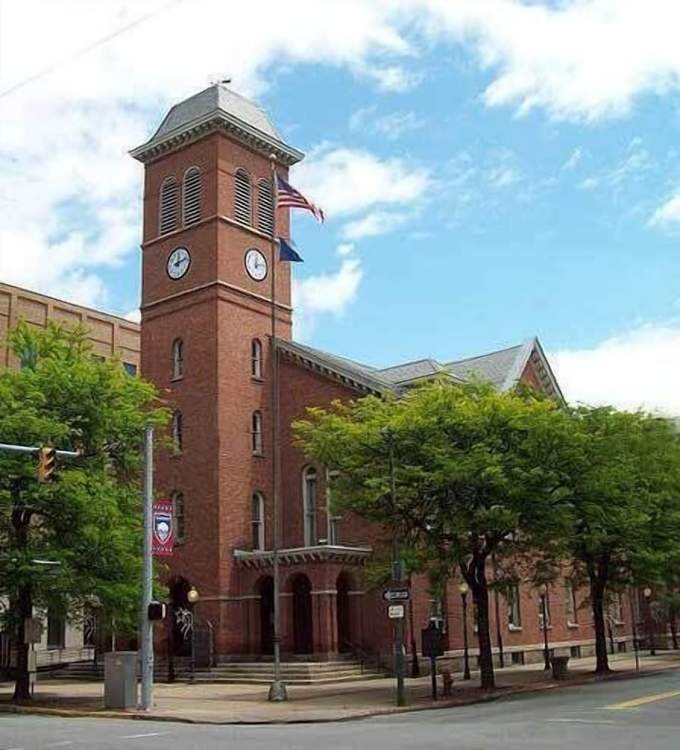 Clearfield County Courthouse in Towncenter, 2 blocks from suite