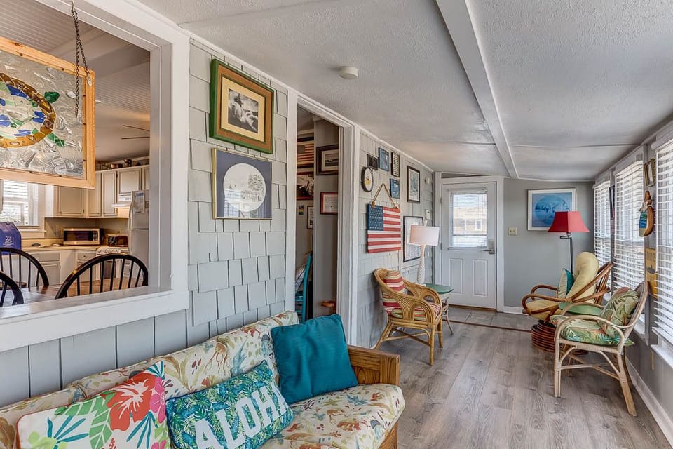 Main-Level Living Room with Deck Access