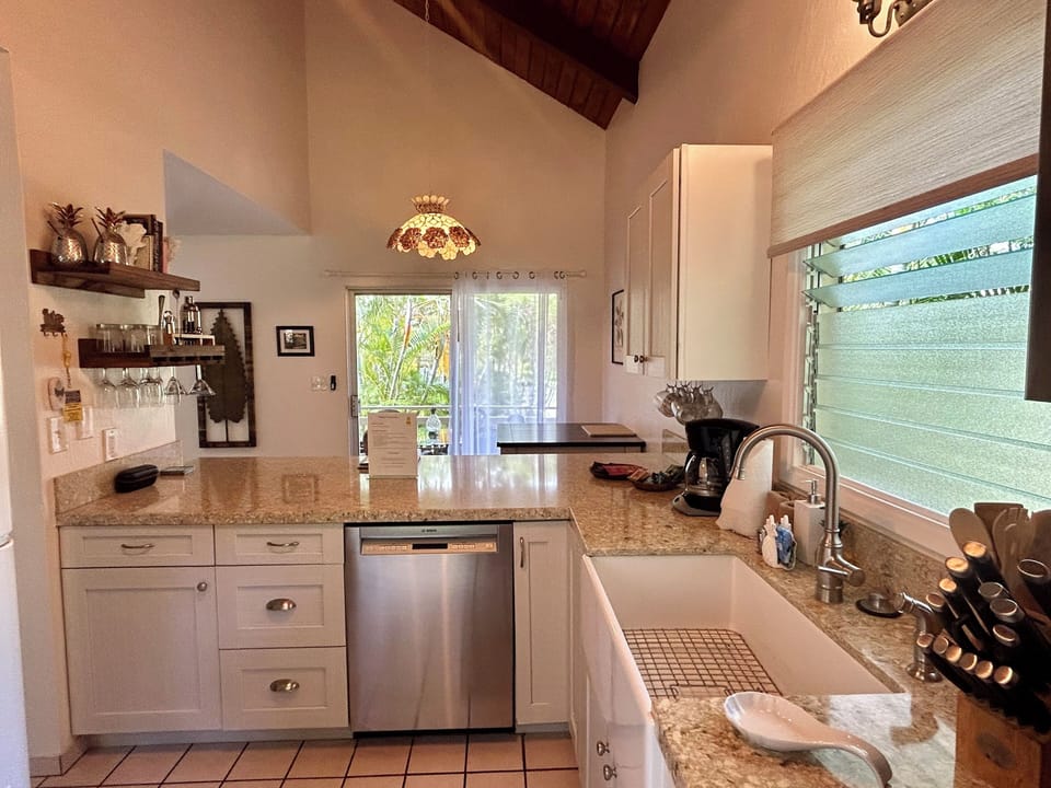 View from kitchen to lanai