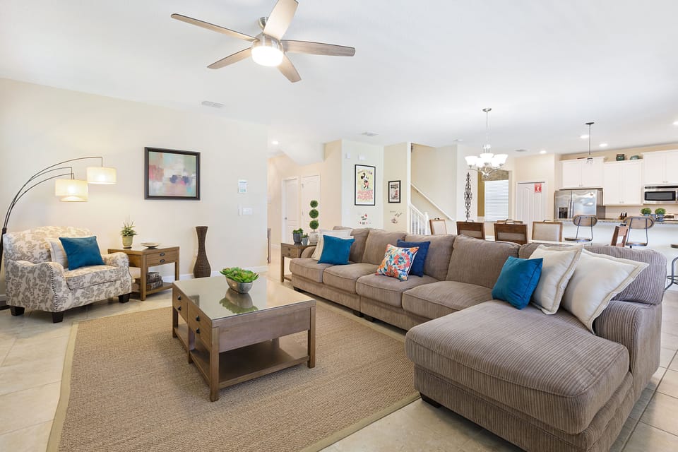 Plenty of comfortable sofa seating