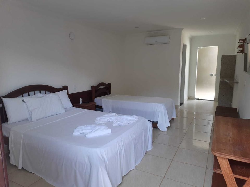 Standard Quadruple Room, 1 Bedroom, Ground Floor | Blackout drapes, iron/ironing board (on request), WiFi (free)