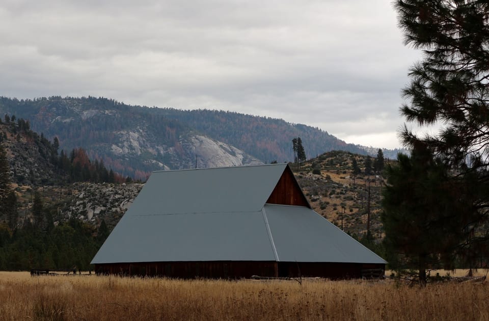 Big barn in Big Meadow