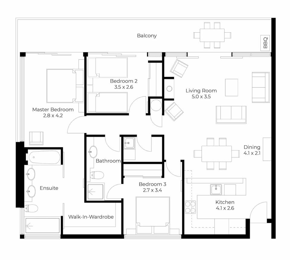 Apartment floor plan