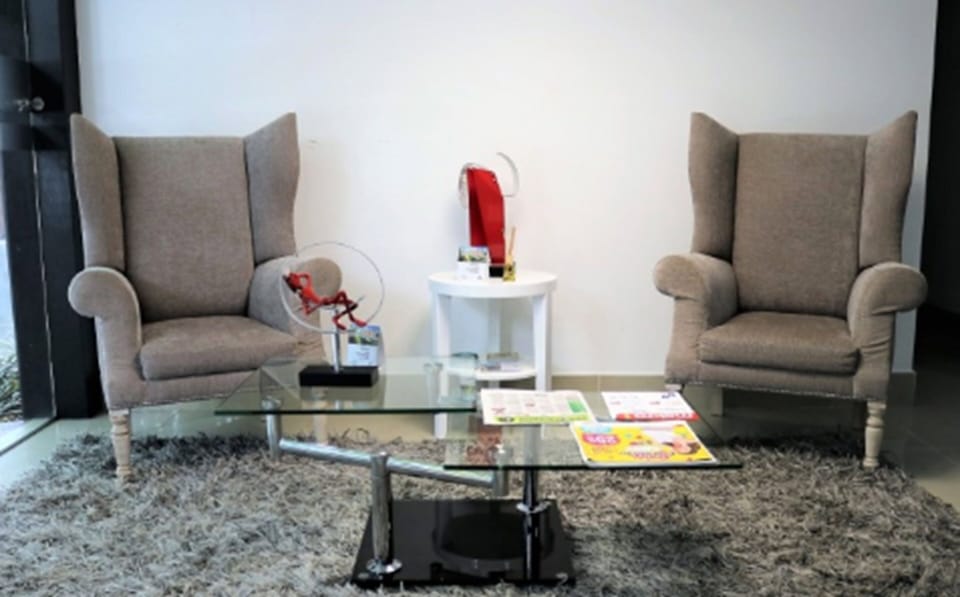Lobby sitting area