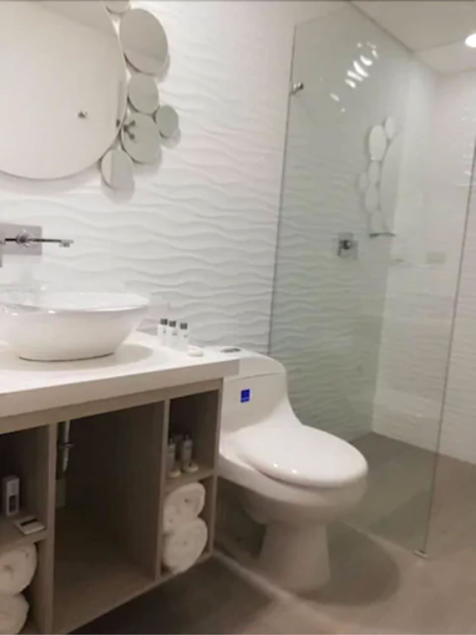 Free toiletries, hair dryer, towels, soap