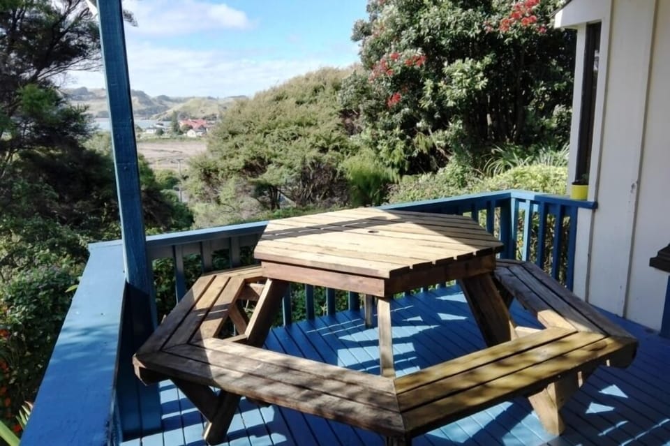 Covered deck and seating