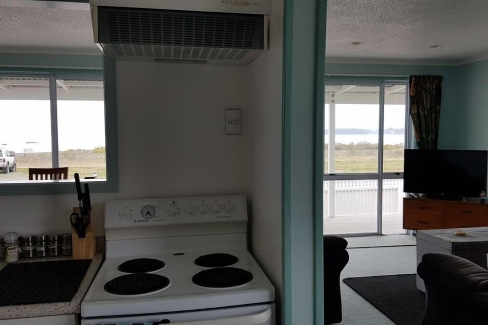 Kitchen through to living