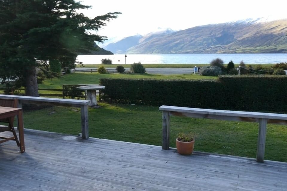 Lake view from decking