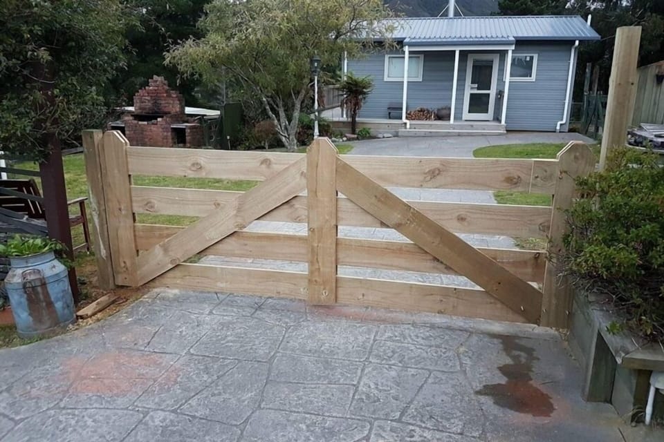 Cottage garden entrance