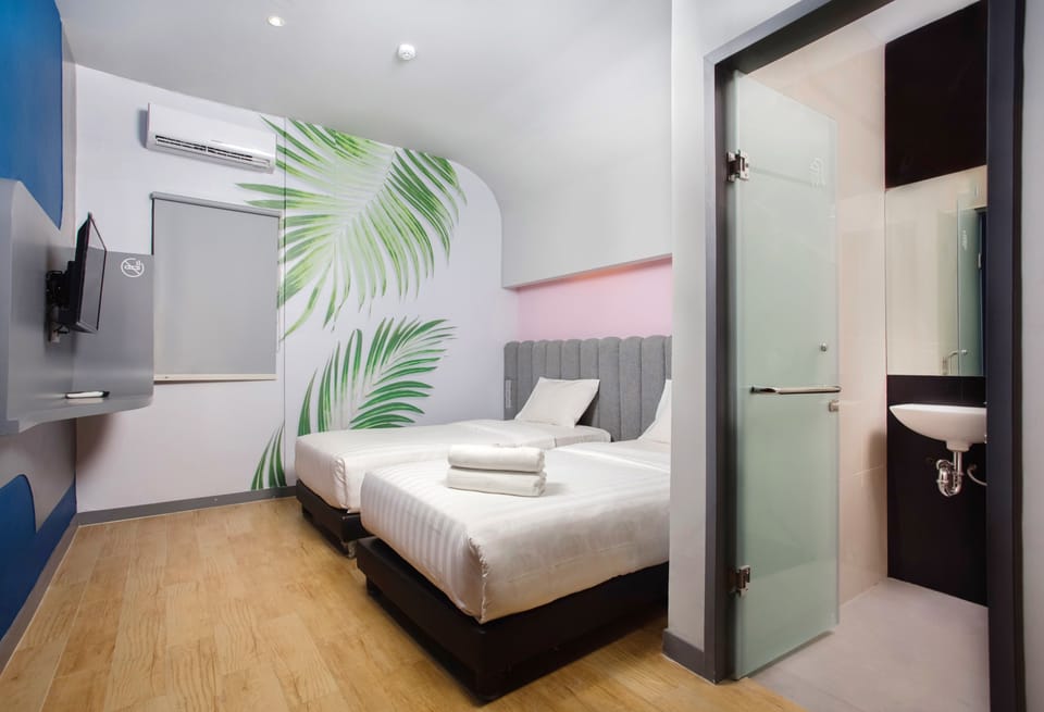 Desk, WiFi (free), bed sheets