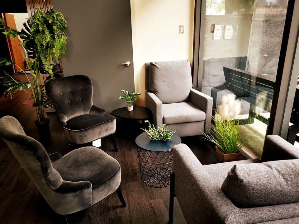 Lobby sitting area