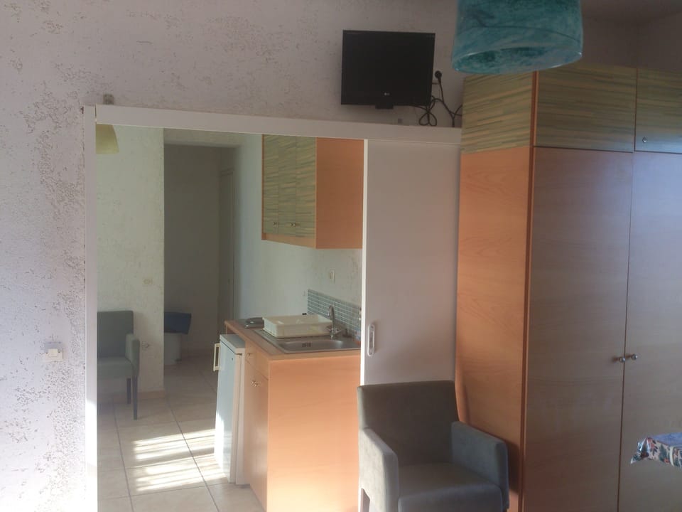 Deluxe Villa, 1 Bedroom, Sea View | Private kitchen | Fridge, microwave, oven, stovetop
