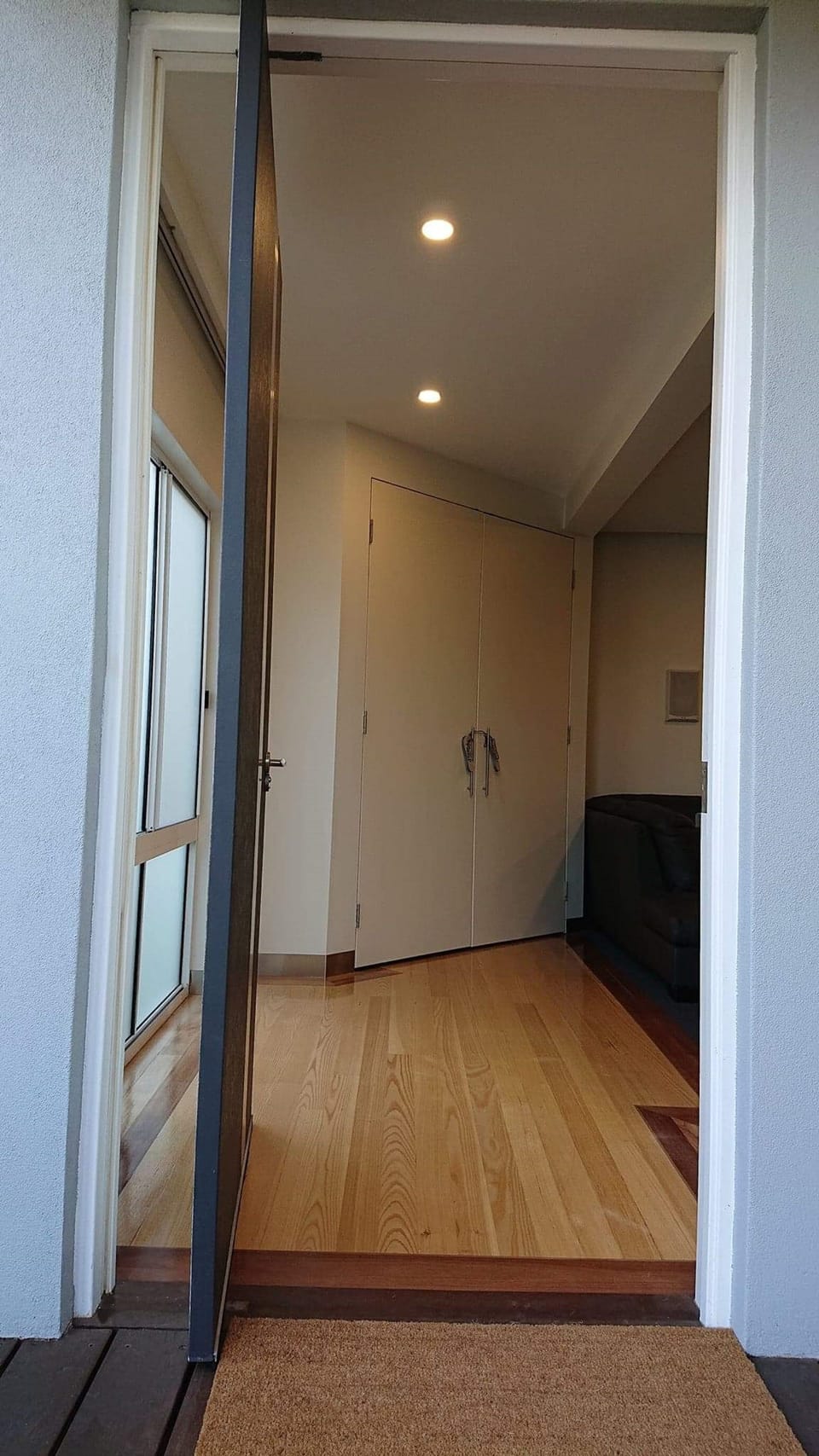 Interior entrance