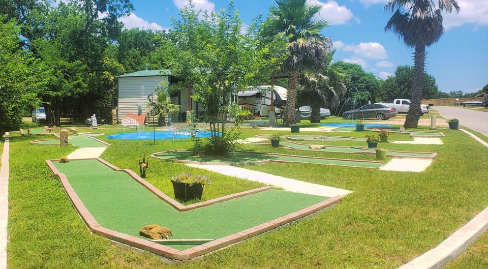 Mini Golf Course, right next to your Tiny Home!