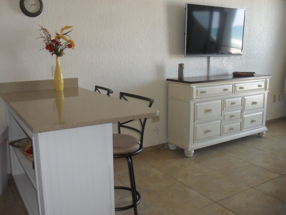 Dresser for your smaller items 50' flat screen tv/cable