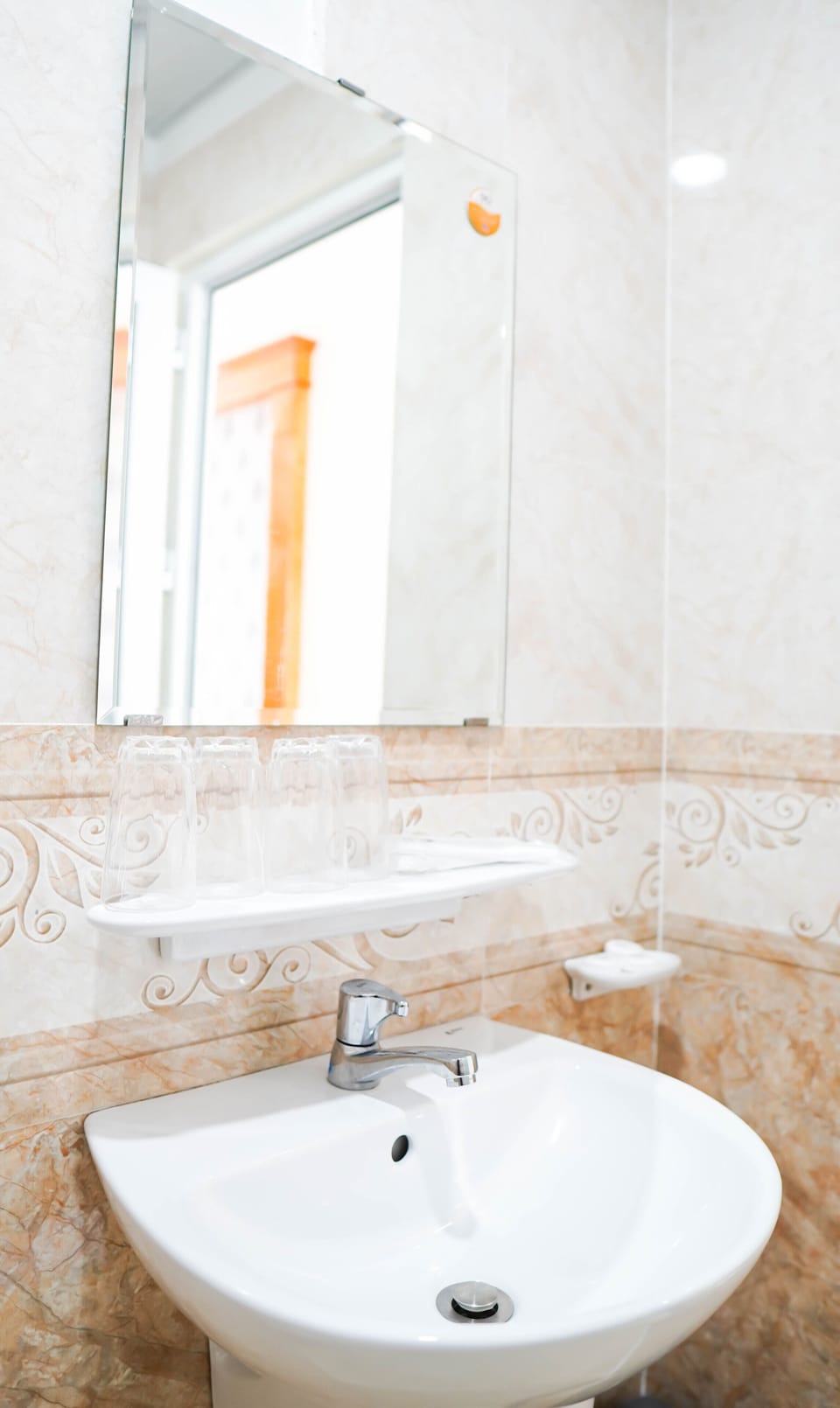 Shower, free toiletries, hair dryer, slippers