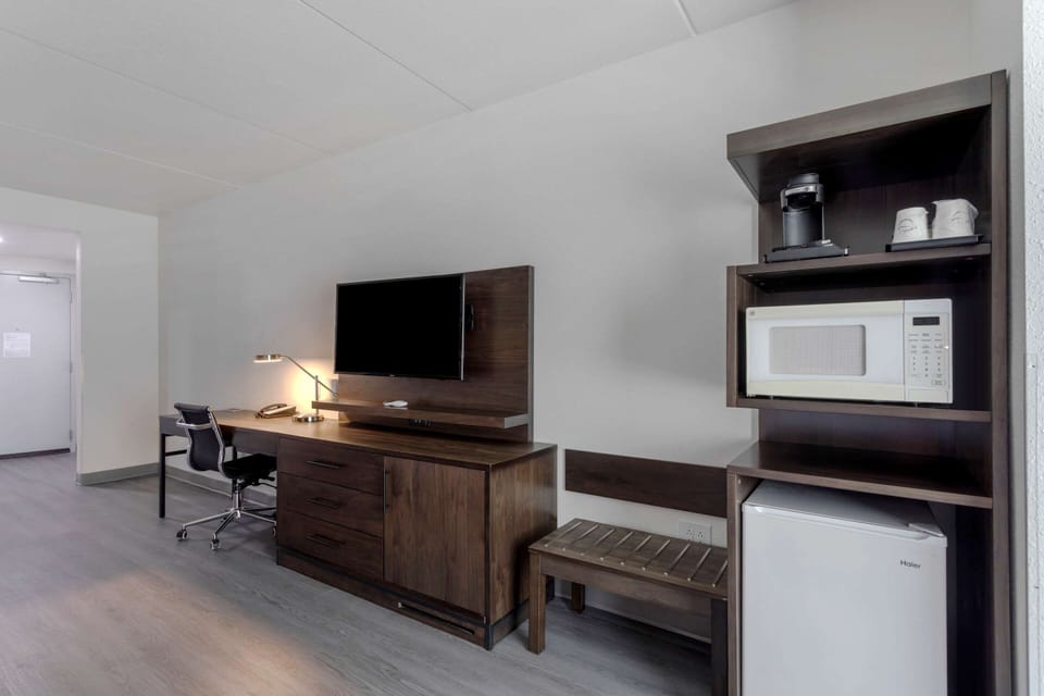 Suite, 1 King Bed with Sofa bed, Accessible, Non Smoking (Roll-In Shower) | Premium bedding, pillowtop beds, in-room safe, desk