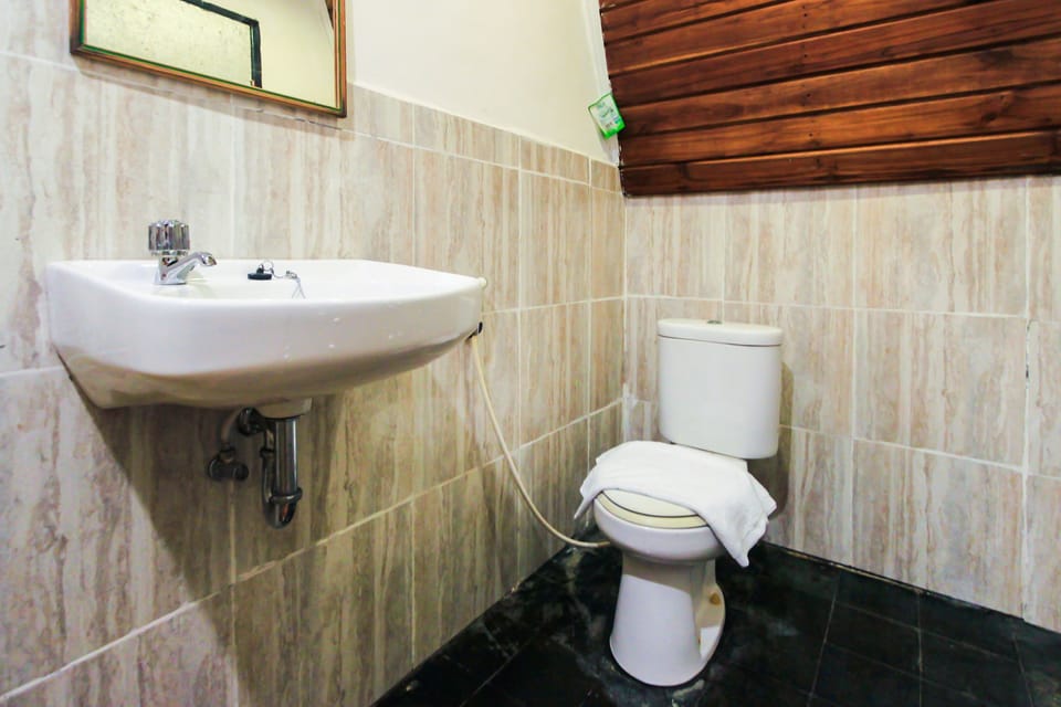 Deluxe Double Room | Bathroom | Shower, rainfall showerhead, towels