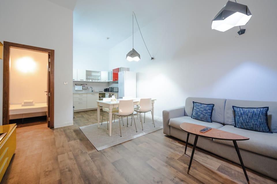 Apartment, 2 Bedrooms | Living area | Flat-screen TV