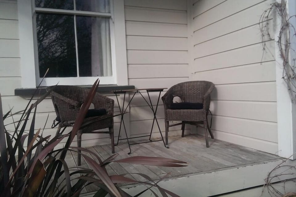 Sitting area in garden