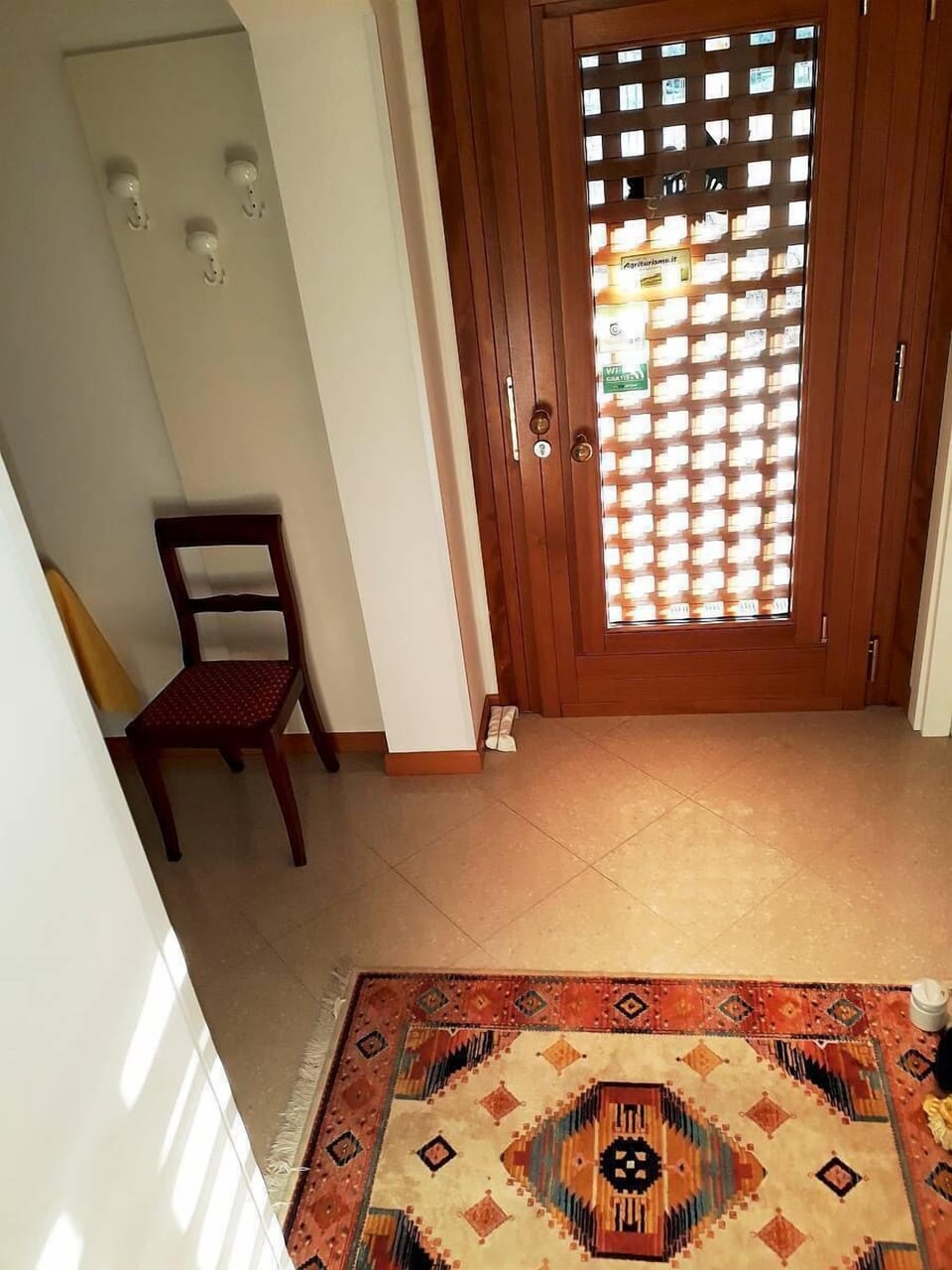 Interior entrance