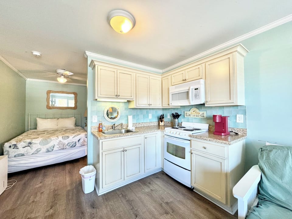 Kitchen area.