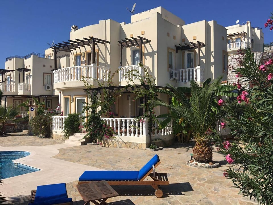 Rear view from  landscaped garden