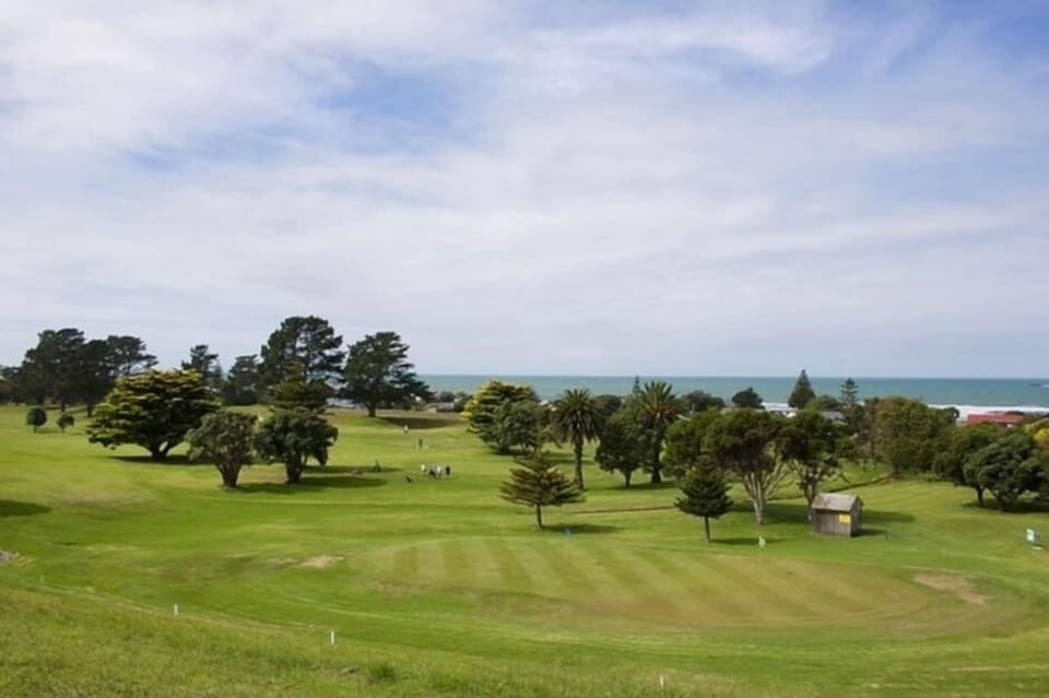The golf course, 5min walk away