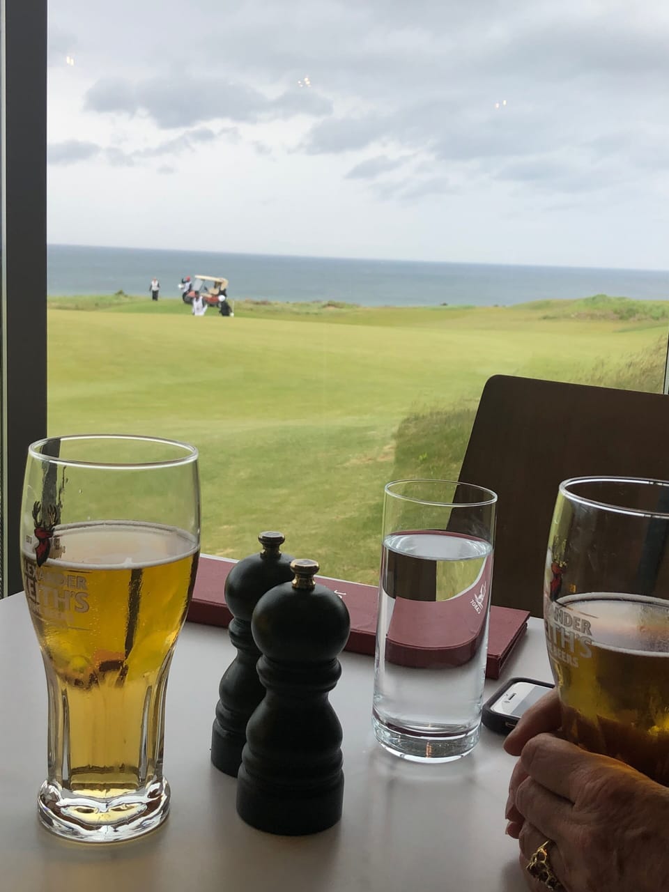 19th hole at the Cabot Link golf course in Inverness.