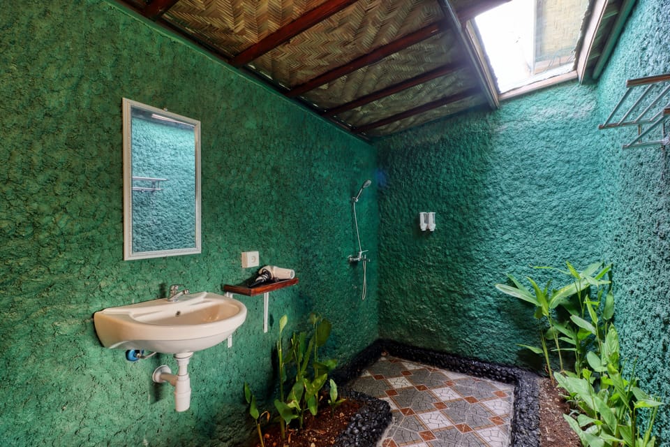 Shower, free toiletries, hair dryer (on request), towels