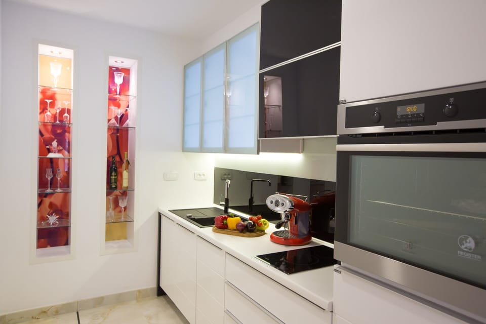 Villa, 4 Bedrooms, Private Pool, Sea View | Private kitchen | Fridge, oven, stovetop, dishwasher