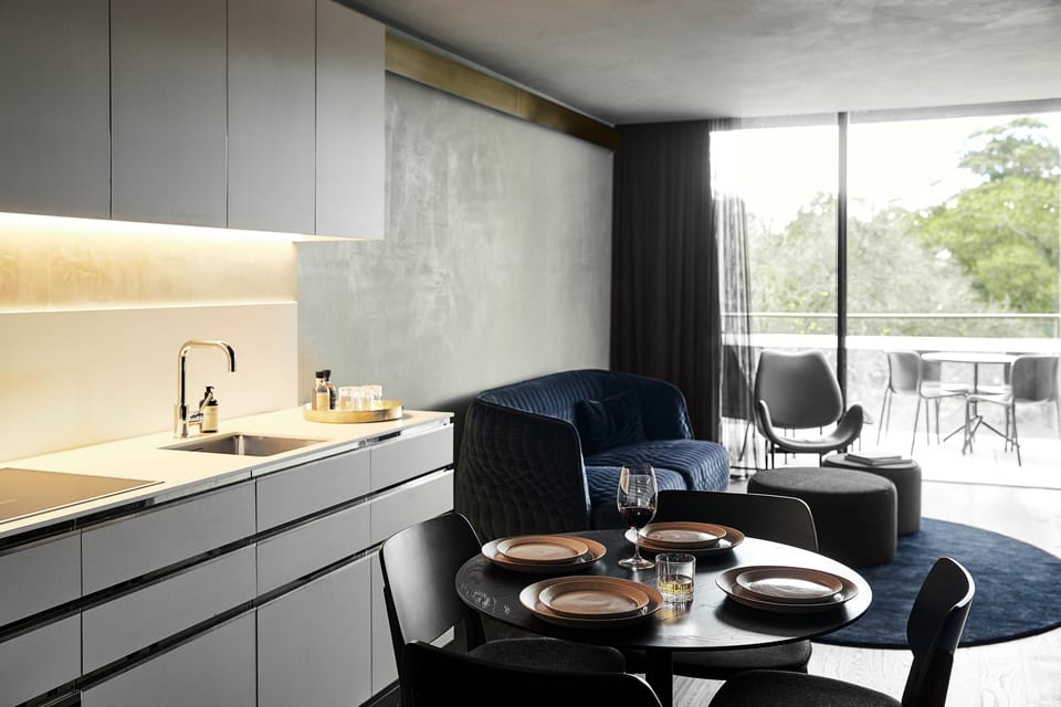 Two Bedroom Garden Suite | Living area | 65-inch Smart TV with cable channels, TV, Netflix