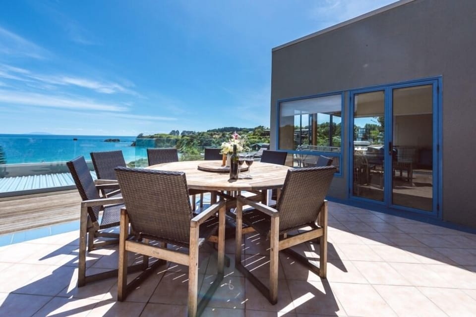 Dining table on the deck