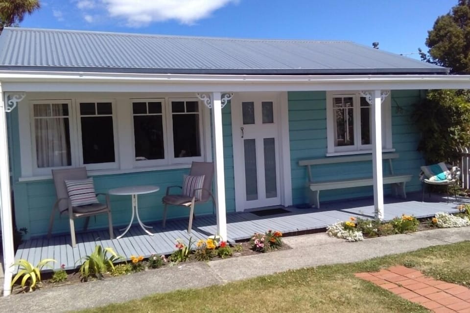 Outdoor seating on veranda