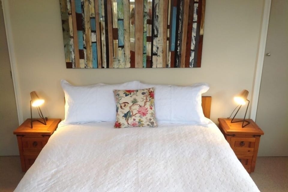 Main bedroom. King bed.