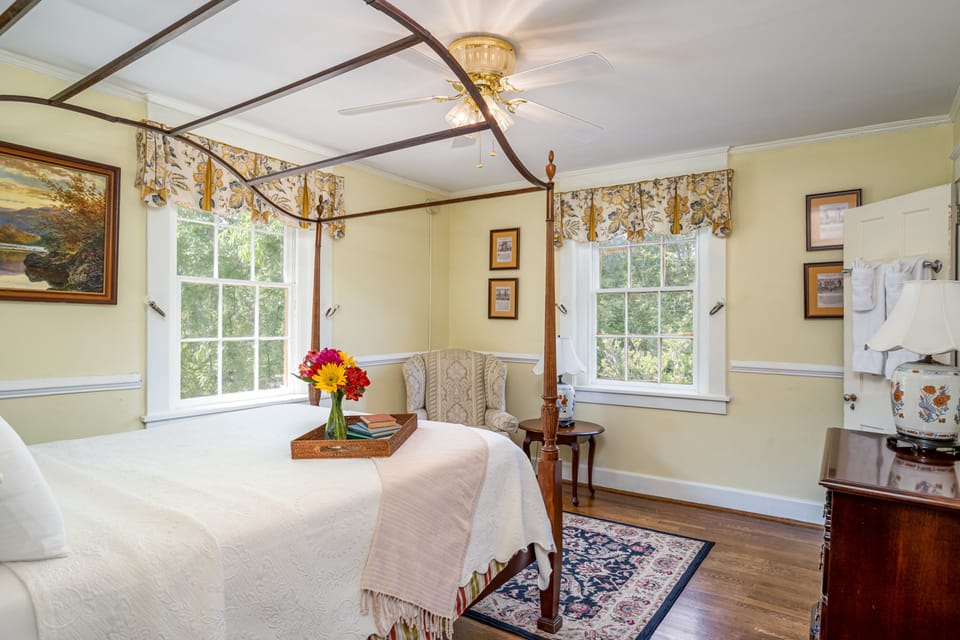 The Rebecca Rolfe Room | Individually decorated, individually furnished, iron/ironing board