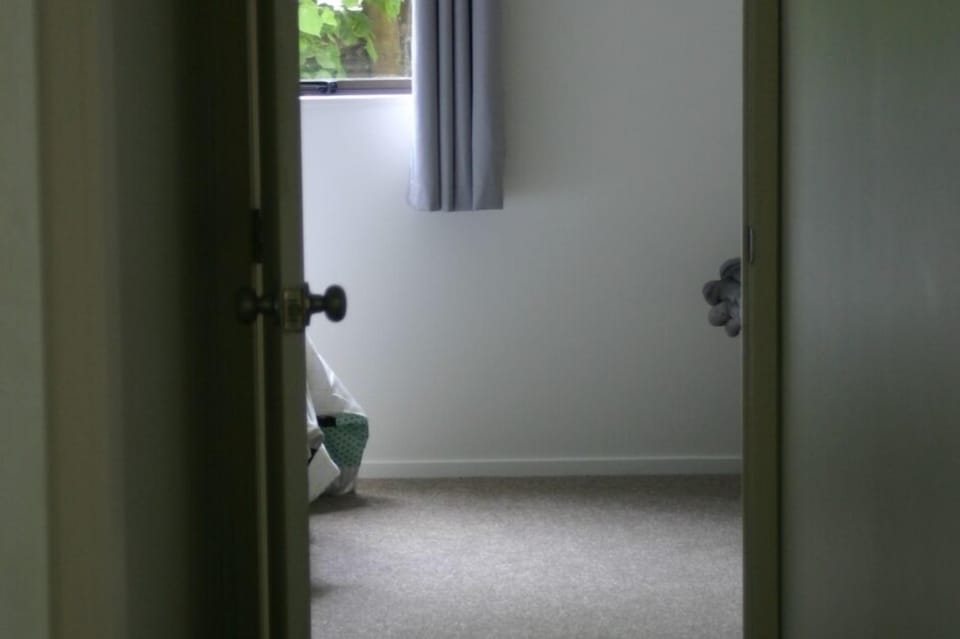 Hallway down to new bedroom