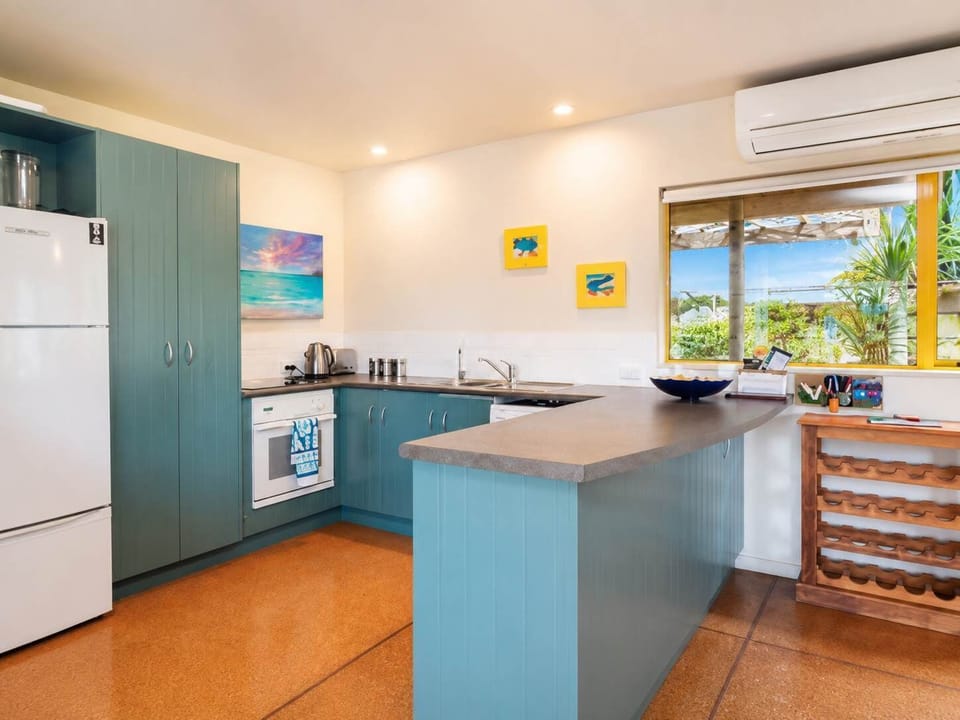 Kitchen with Nespresso coffee pod machine 