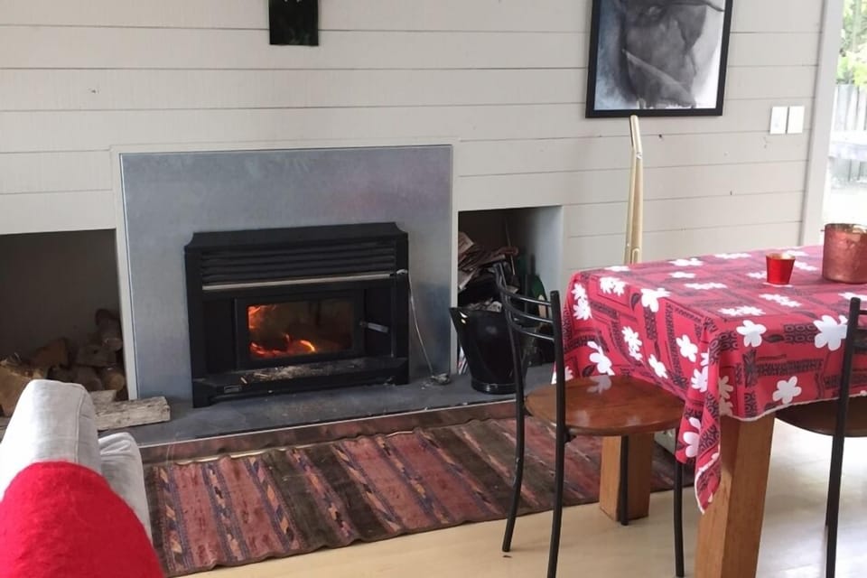 Upstairs living room fireplace