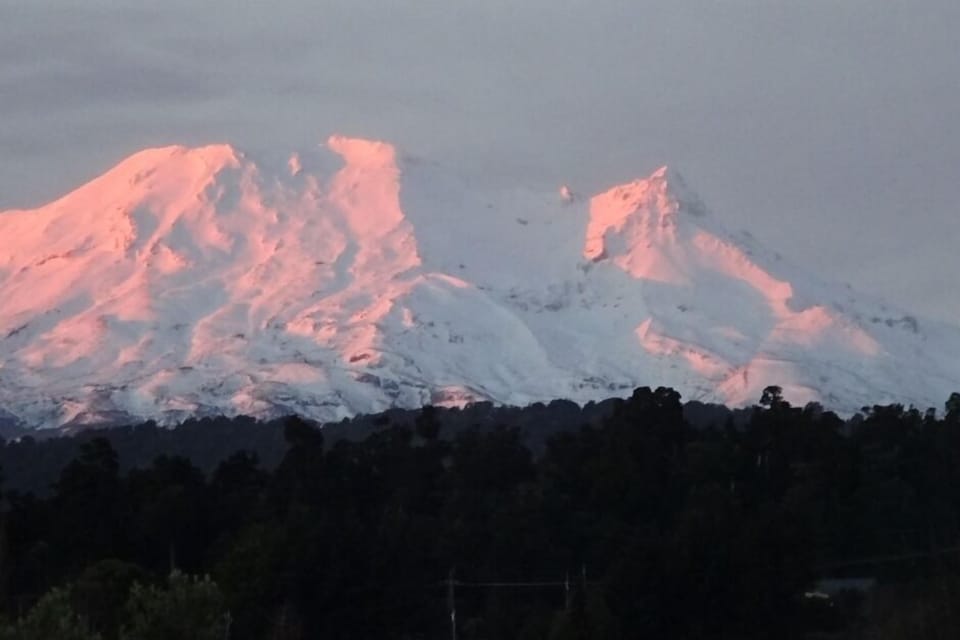Sun set, Mt Ruapehu