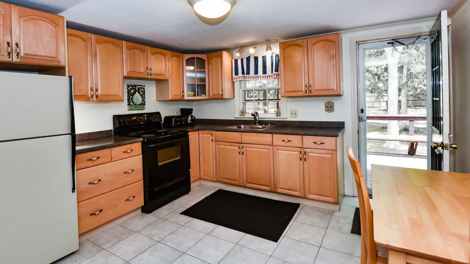 One of the 2 kitchens