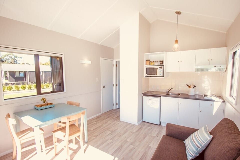 Living area with kitchen