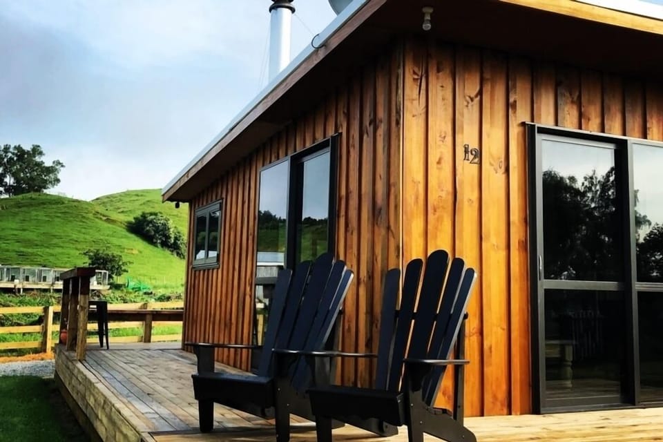 Chairs on the deck!