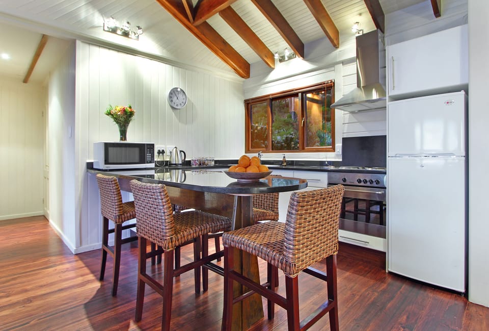 Comfort Cottage, Ocean View, Sea Facing (Ezantsi - Self Catering) | Private kitchen | Electric kettle, eco-friendly cleaning products