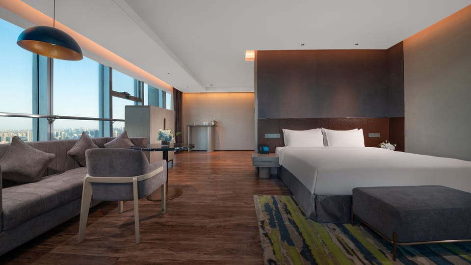 Suite, 1 King Bed (Panorama View) | Premium bedding, down comforters, minibar, in-room safe