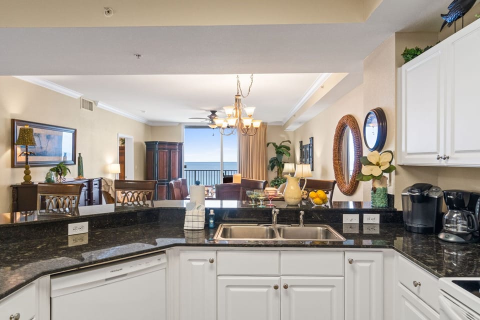 Full Size Kitchen with Bar Seating