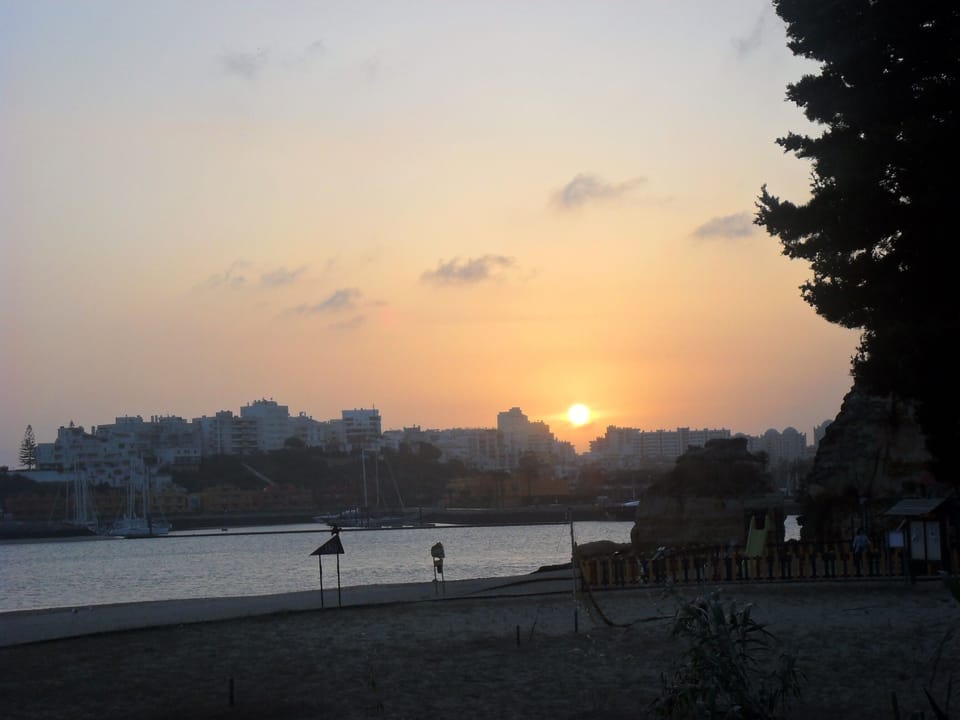 Sunset over Portimao