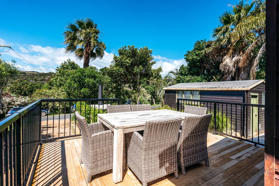 Front deck.