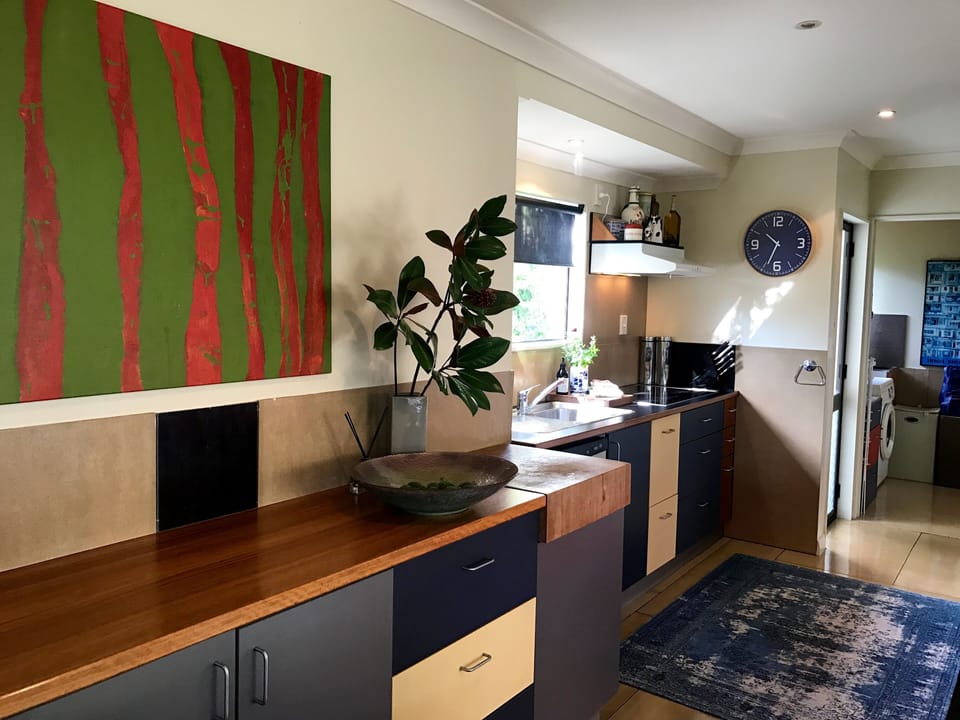 Galley style kitchen